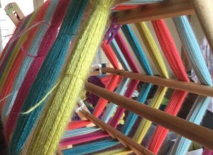 Whistelbare Yeavering Bell Yarn on Winder